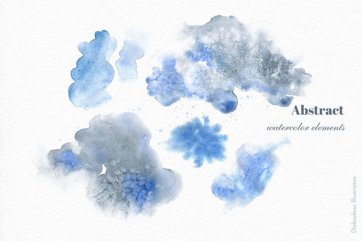 Snow Mice. Clipart set., a Decorative Illustration by Dinkoobraz (Photo 11 of 12)