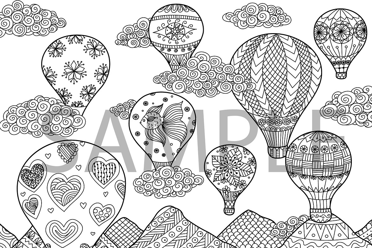 Landscape doodles, an Illustration by Somjai King (Photo 3 of 5)