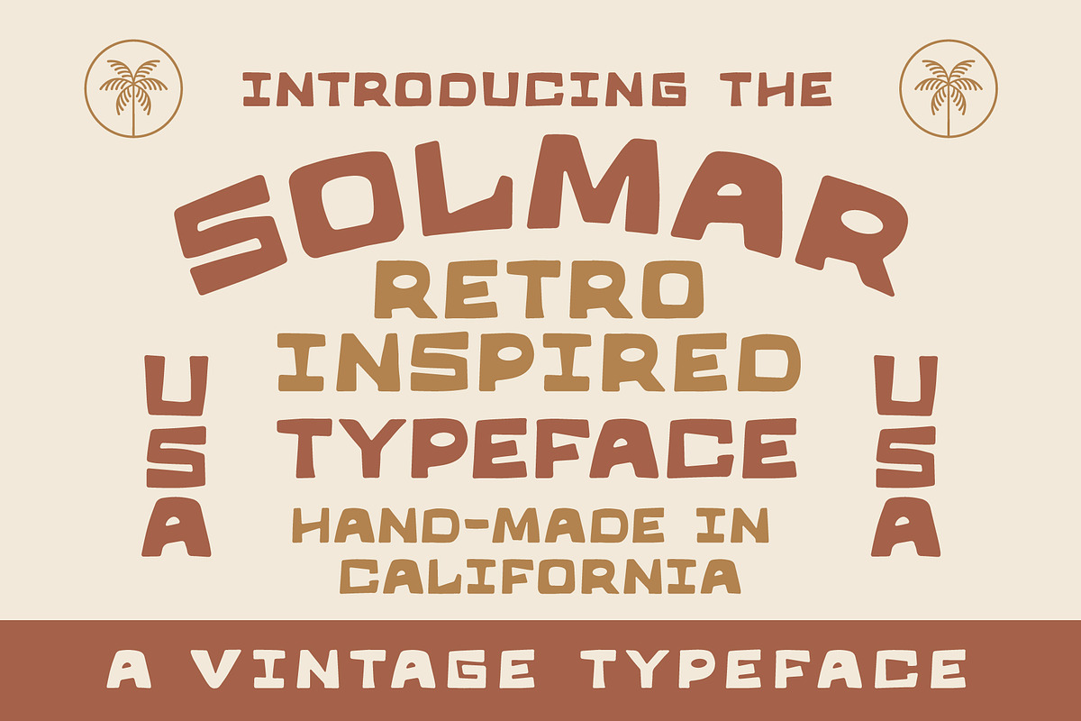 Solmar Typeface | Handmade Font, a Font by NienowBrand (Photo 1 of 9)