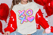 Iridescent Valentine XOXO Coquette, an Illustration by CreationArt (Thumbnail 2 of 6)