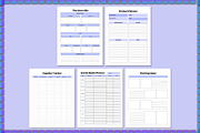 Craft & Handmade Business Planner, a Stationery Template by Shumaya (Thumbnail 4 of 5)