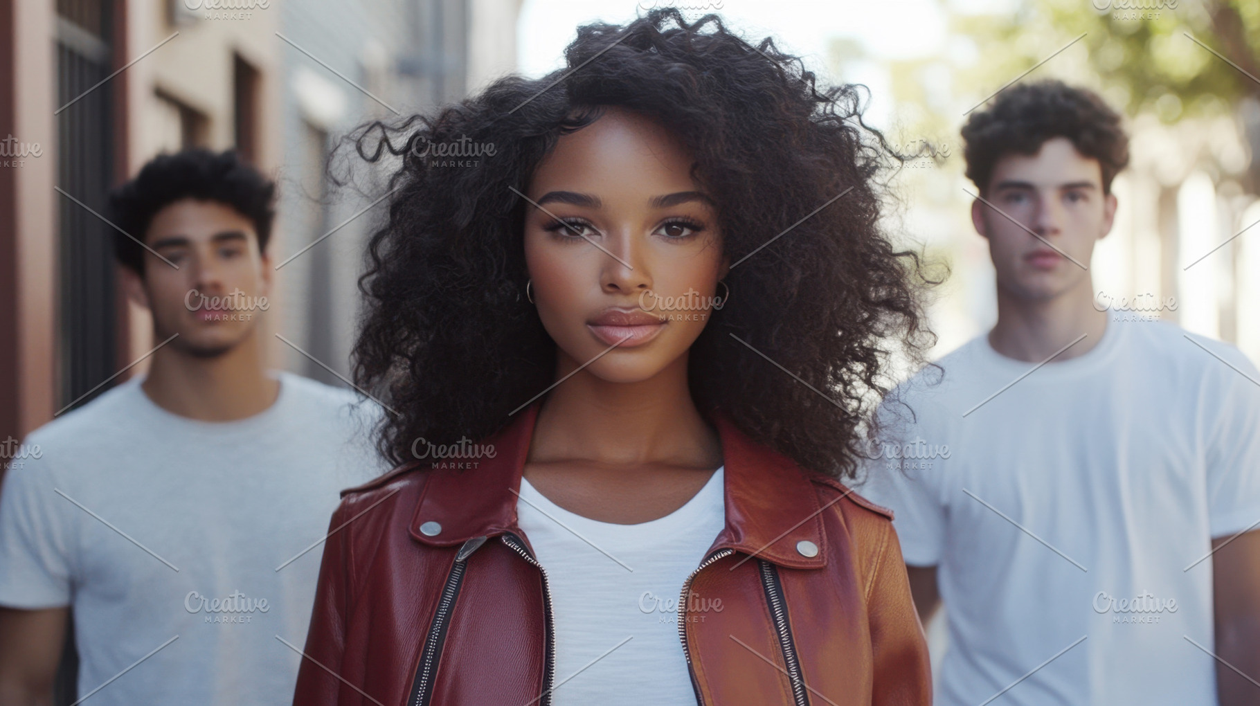 Young adults pose in urban setting, a Photo by Beautiful things