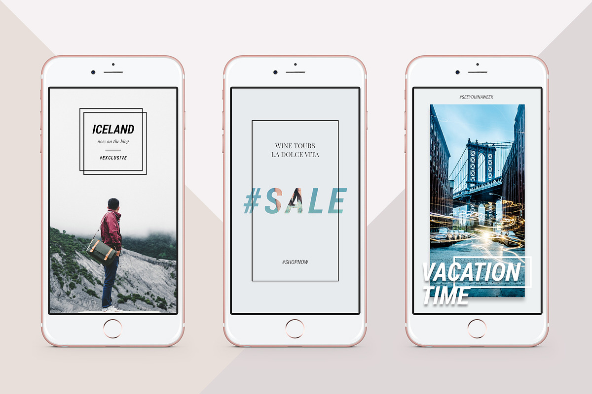 Clean & Modern Instagram Stories, a Social Media Template by SilverStag Type Foundry (Photo 2 of 10)
