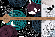 FLORAL abstract seamless pattern, a Pattern Graphic by Futurel (Thumbnail 4 of 4)