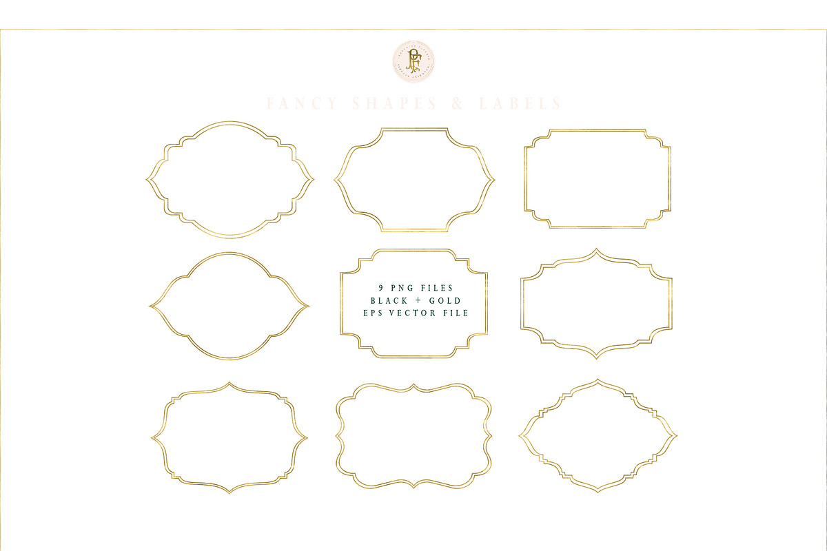 Fancy Ornate Frames, an Object Graphic by Freshmint Paperie (Photo 3 of 3)