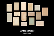 Vintage Paper | 15 Mockups, a Print Template by MarkSupply (Thumbnail 1 of 3)