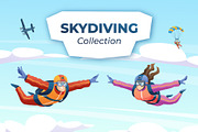 Skydiving Collection, a Person Illustration by YG Studio (Thumbnail 1 of 3)