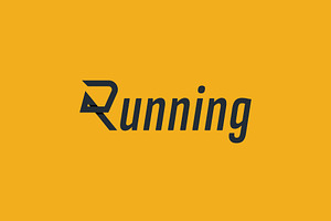 Running logo icon illustration, a Branding & Logo Template by Dyn Studio