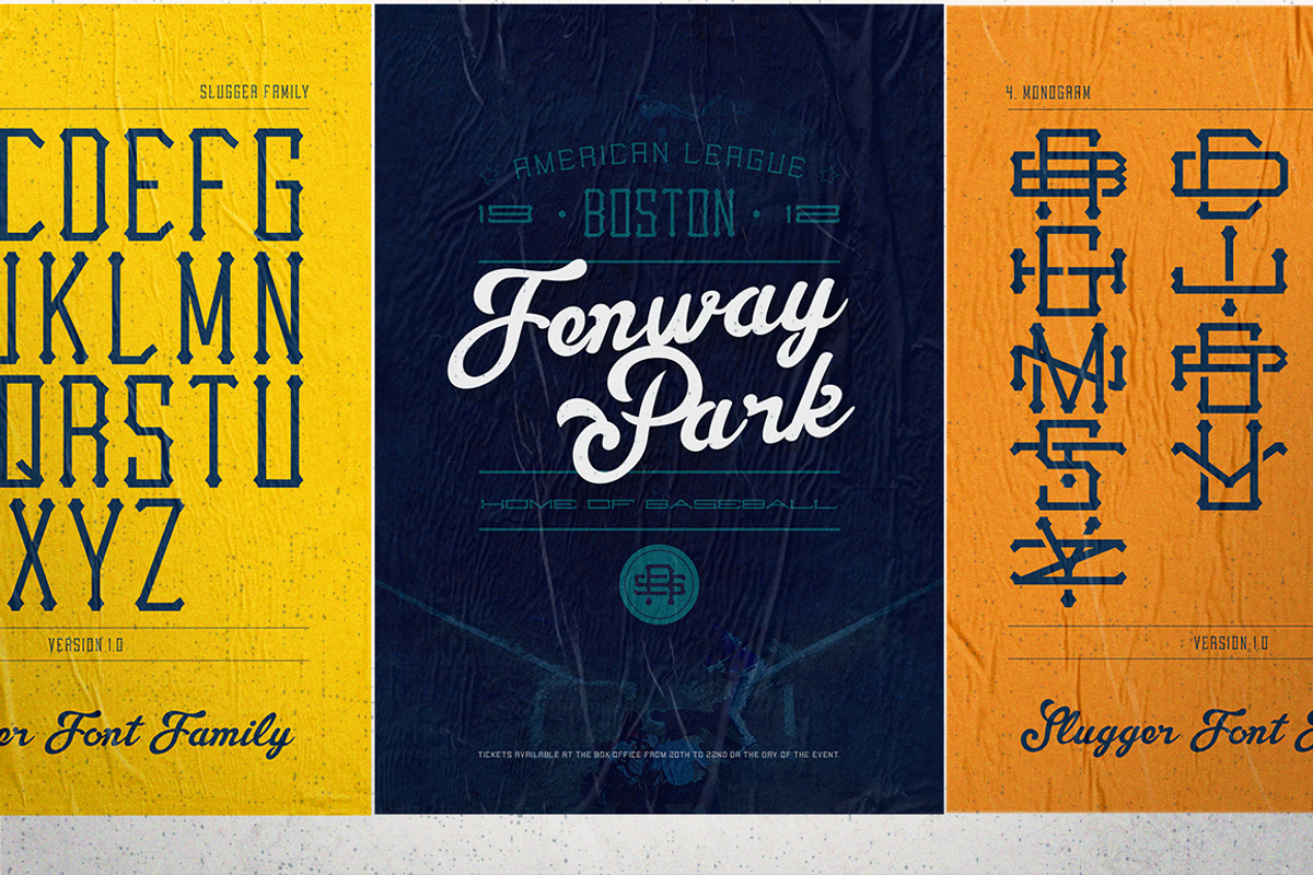 Slugger - Vintage Family Font preview 3
