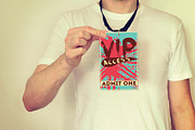 Colourful VIP pass, a Card Template by Konakchiev (Thumbnail 3 of 3)