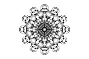 Ornamental Black White Mandala Pack, a Decorative Illustration by NJ Himel (Thumbnail 50 of 103)