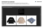 Premium Long-Sleeved Mockup, a Shirt Mockup by Studio Innate (Thumbnail 2 of 7)