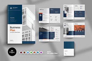Business Plan Template | Canva, a Brochure Template by Spark_Creative