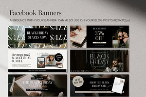 Black Friday Promo Canva Templates