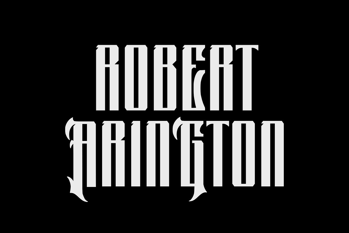 Murvhiz Blackletter Display Font, a Blackletter Font by Maulana Creative (Photo 2 of 7)