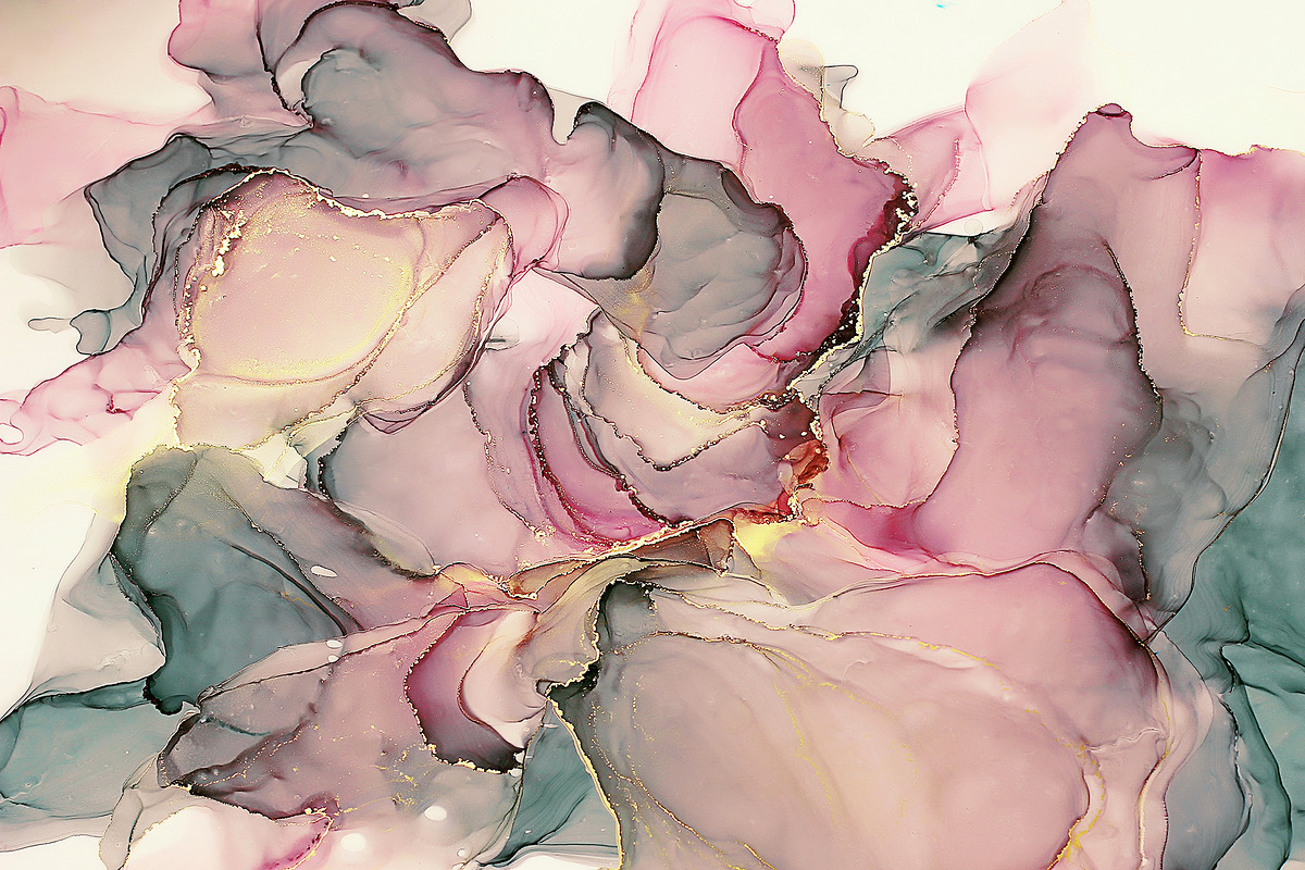 Alcohol ink textures Bundle, a Wallpaper Graphic by Anntuan (Photo 27 of 31)