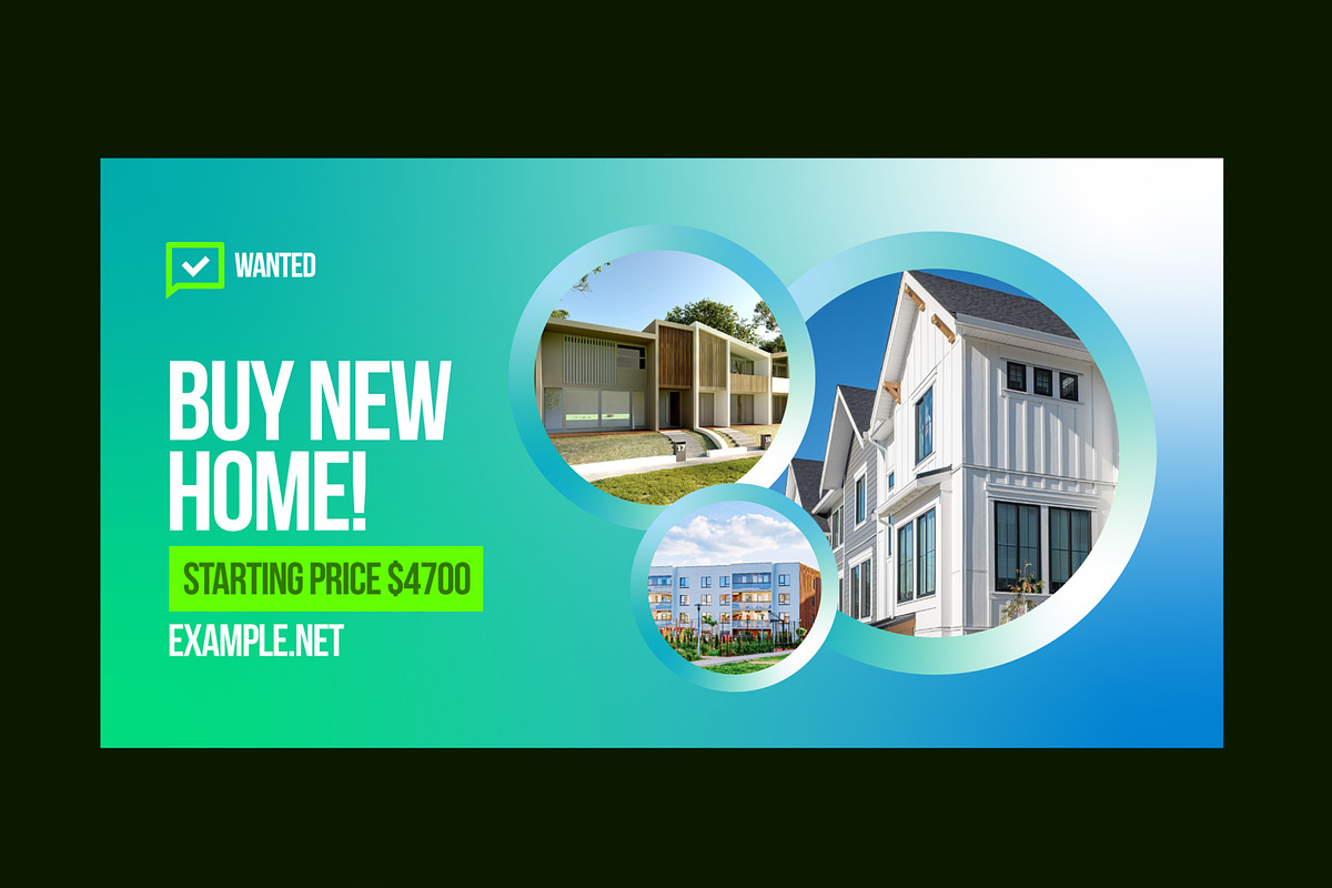 Buy New Home Web Banner Ads Set, an UI Kit Template by CreativeShaper (Photo 2 of 4)