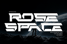 Rose Space - Futuristic Font