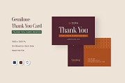 Gemilone - Thank You Card, a Print Template by Fannan Studio (Thumbnail 1 of 3)