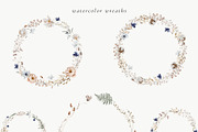 Winter Flowers Watercolor Set, a Decorative Illustration by Watercolor_Ma (Thumbnail 6 of 8)