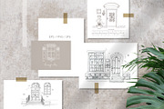 Windows & Doors. Vector set., an Object Illustration by iri-illustration (Thumbnail 6 of 8)