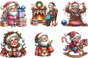 Funny Old Lady Christmas Sublimation, an Illustration by CraftArtStudio (Thumbnail 2 of 6)