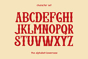 Circus Christmas Font - Fancy Font, a Serif Font by ariodsgn (Thumbnail 3 of 9)