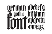 Vector! Gothic alphabet - 02, an Object Graphic by GeekClick (Thumbnail 4 of 5)
