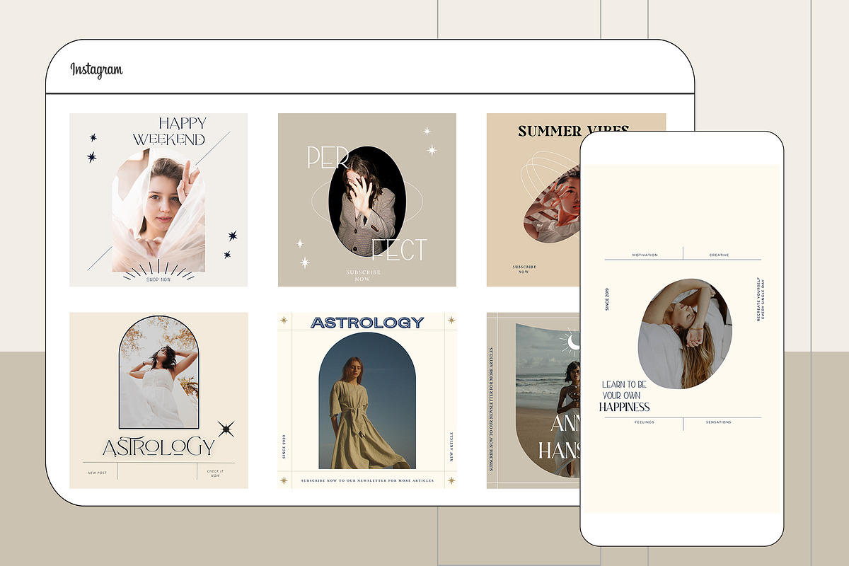 100+ Amethyst Boho Instagram Canva, a Social Media Template by IsikChic (Photo 4 of 10)