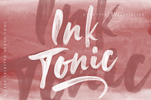 Ink Tonic | A SVG Brush Font