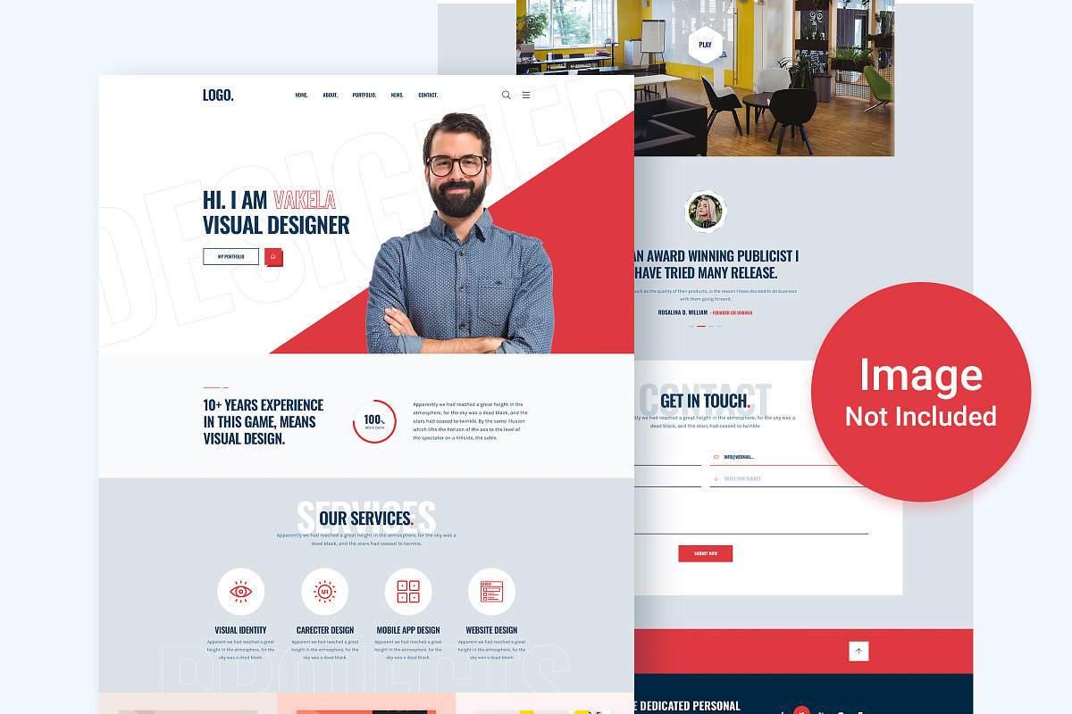 Amazing landing page bundle, a Landing Page Template by The Pixel (Photo 2 of 3)