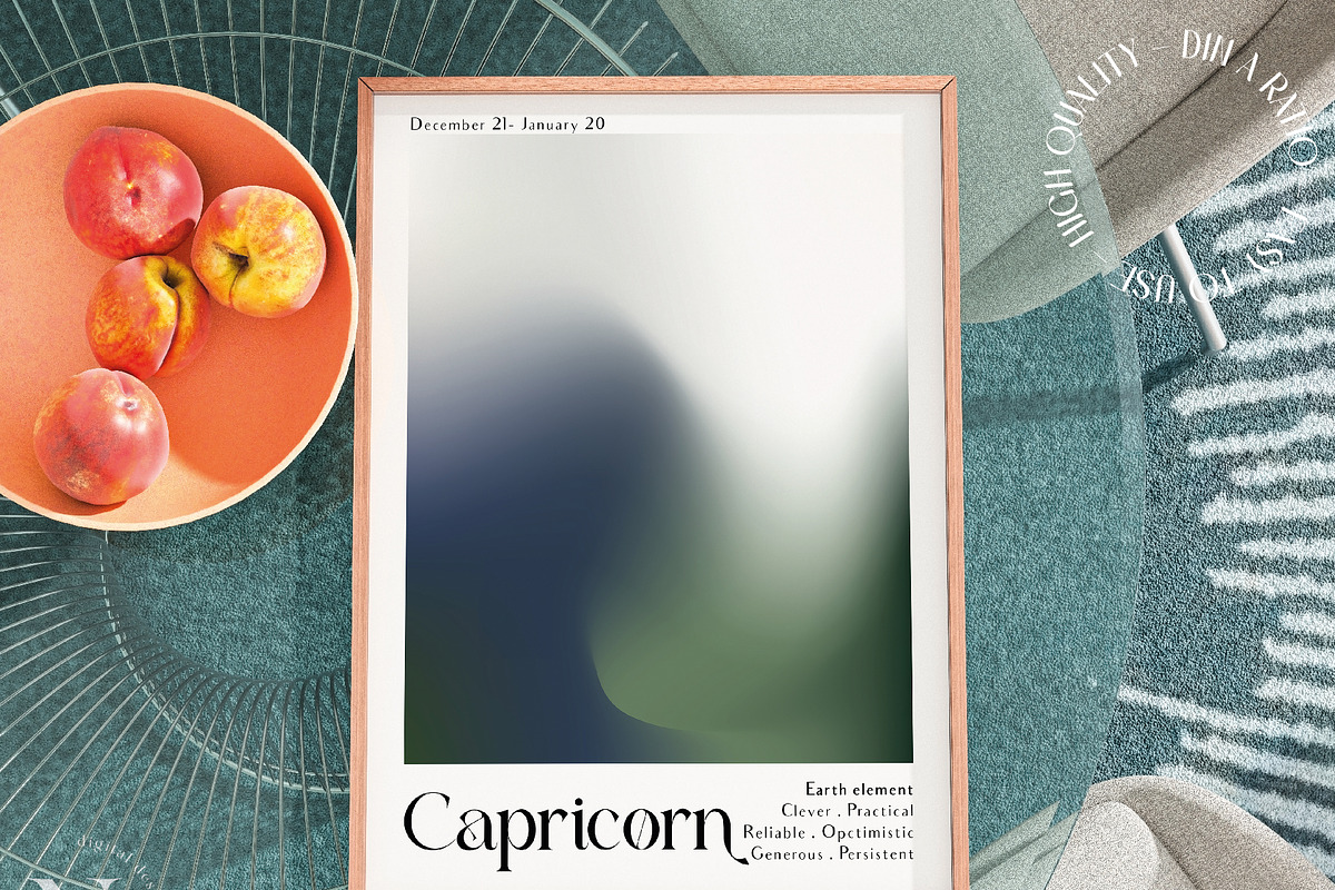 Set Realistic trendy frame mockup, a Product Mockup by N digital designs (Photo 6 of 7)