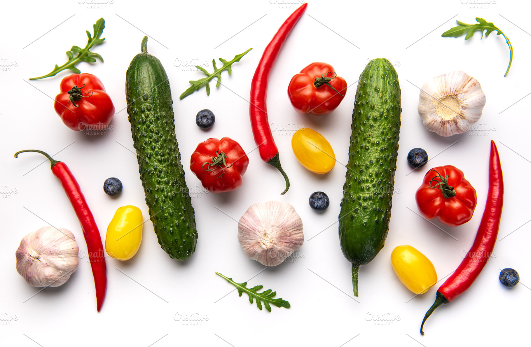 Fresh organic vegetables and healthy ingredients composition, a Food & Drink Photo by Olena Rudo