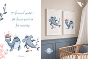 Sea Adventures. Baby collection, an Animal Illustration by Linerisyart (Thumbnail 3 of 14)