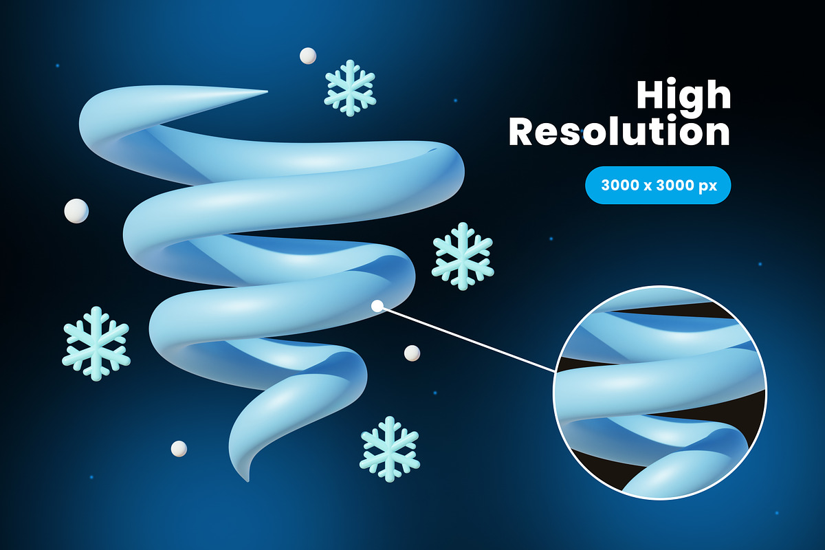 Weather 3D Icons, an Object 3D Model by Azam Creative (Photo 3 of 6)