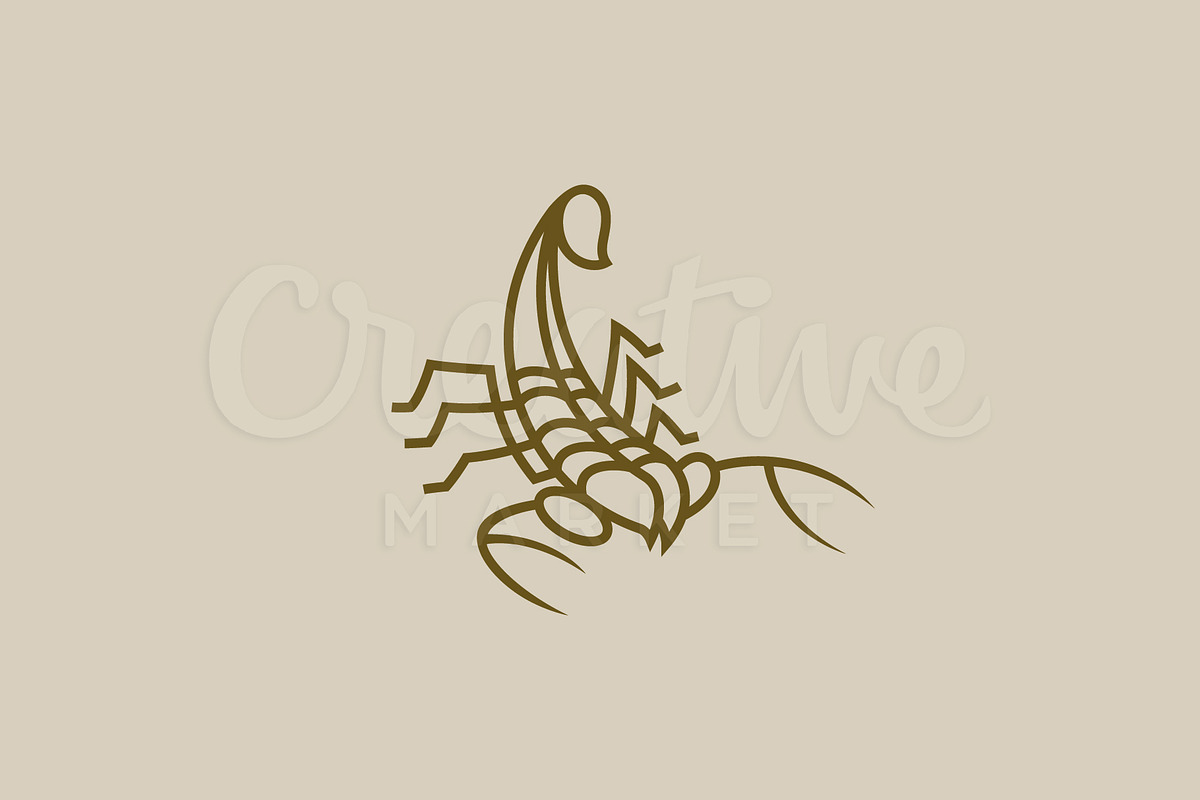 Scorpion Logo, a Branding & Logo Template by nospacestore