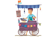 Asian Street Kitchen, a Food Illustration by LEKS illustrations (Thumbnail 2 of 3)