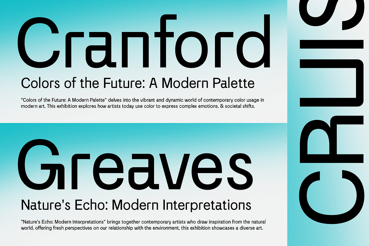 CS Cruise – Modern Font, a Sans Serif Font by Craft Supply Co. (Photo 7 of 8)