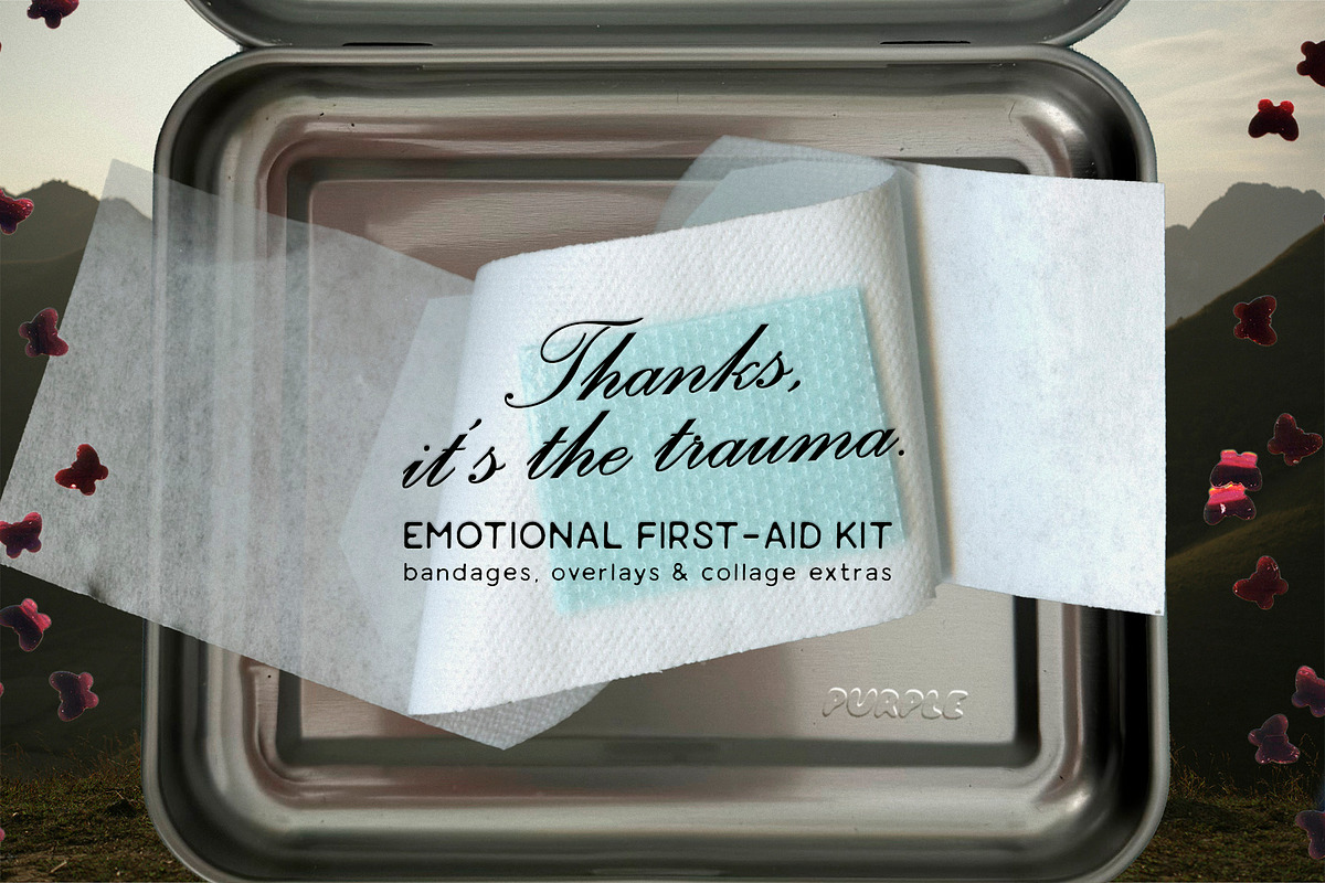 Thanks, it's the trauma: collage, an Object Graphic by Purple (Photo 2 of 11)