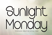 Sunlight Monday | Script Font, a Script Font by Scratchones (Thumbnail 1 of 8)