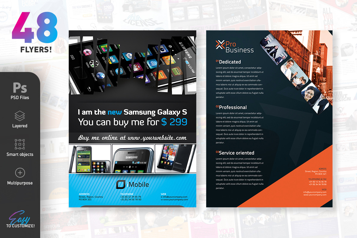 Essential Business Flyer Mega Bundle, a Flyer Template by Reclameworks (Photo 14 of 25)