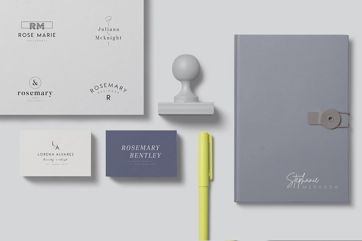50 Trending Minimal Logo Bundle V02, a Branding & Logo Template by XpertgraphicD (Photo 5 of 12)