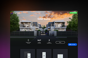 Dark Theme Wix Template + Animations