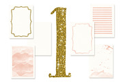 DIY birthday card elements, an Illustration by GrafikBoutique (Thumbnail 2 of 2)