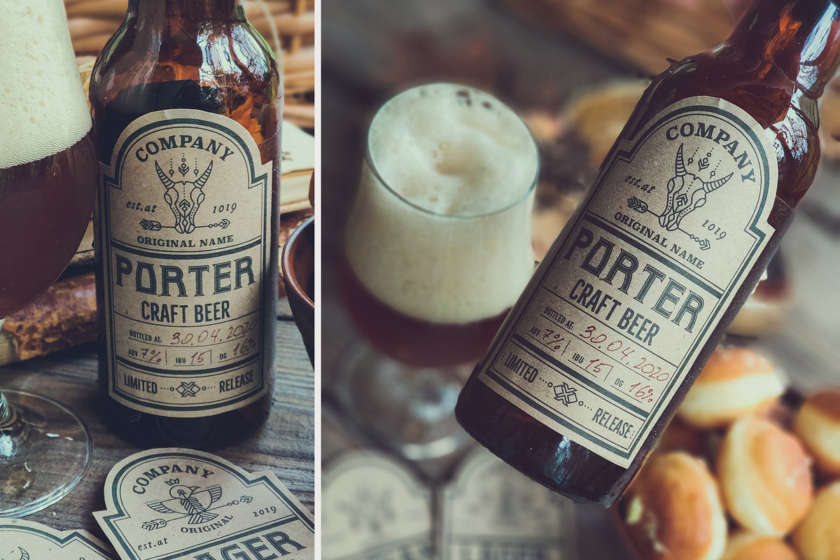 Beer Labels: Editable Set, a Templates & Theme by Lumitar (Photo 5 of 6)