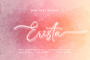 Erista Text Effect