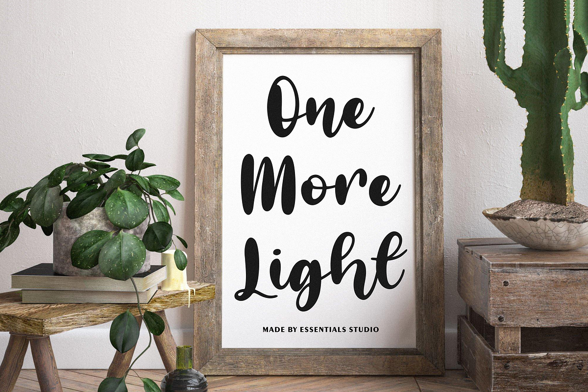 Catchy Sunday, a Script Font by Essentials Studio (Photo 3 of 9)