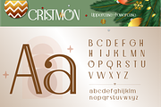 Cristmon, a Sans Serif Font by Burntilldead (Thumbnail 2 of 9)