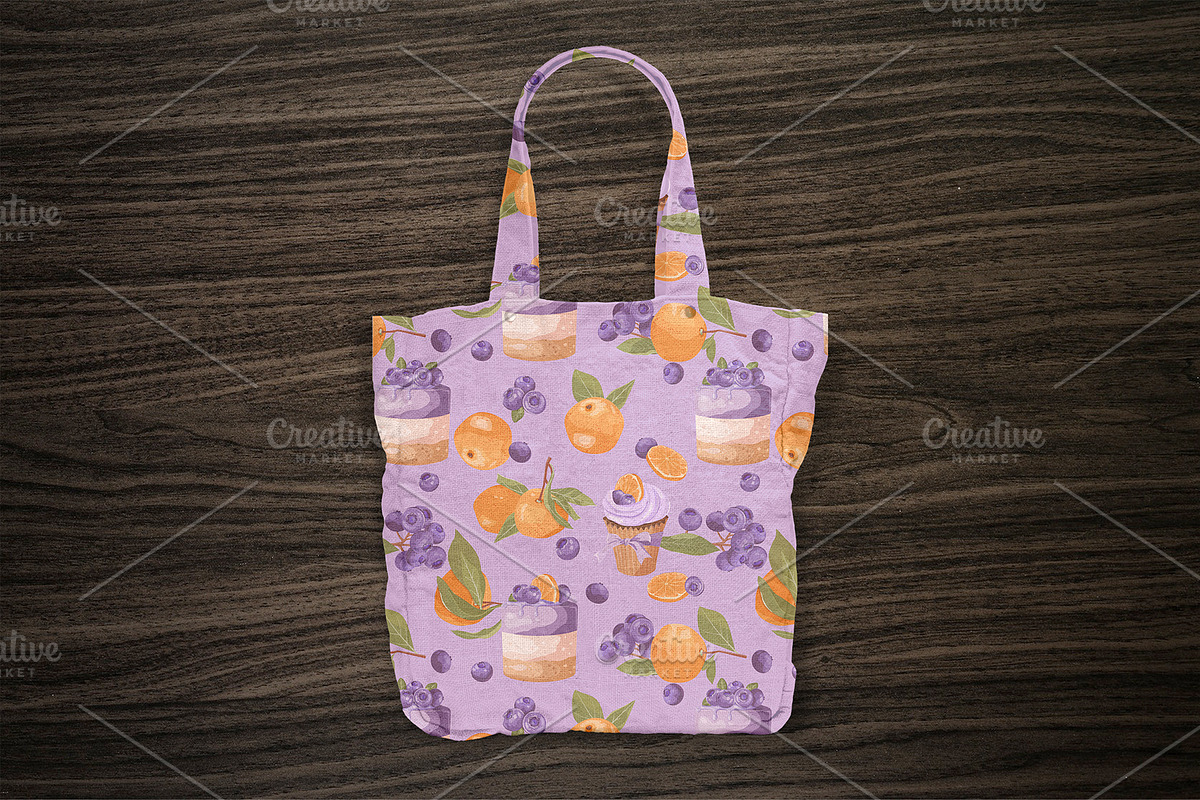 Berry & Pastry Seamless Patterns Set, a Pattern Graphic by artdemidova (Photo 4 of 12)