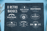 Retro Badges, a Branding & Logo Template by Arys Design (Thumbnail 2 of 2)